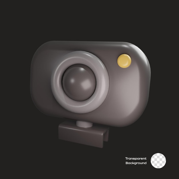 PSD iconica 3d del dispositivo webcam