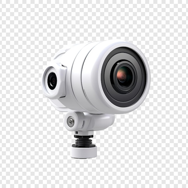 PSD webcam isolated on transparent background