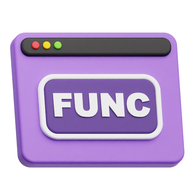 Website 3d icon isolated on the white background