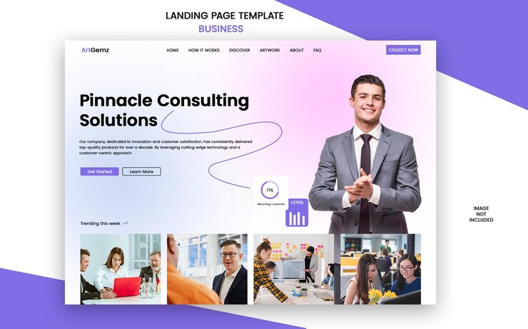 PSD a website for a company called  contemplation
