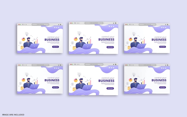 website presentation mockup