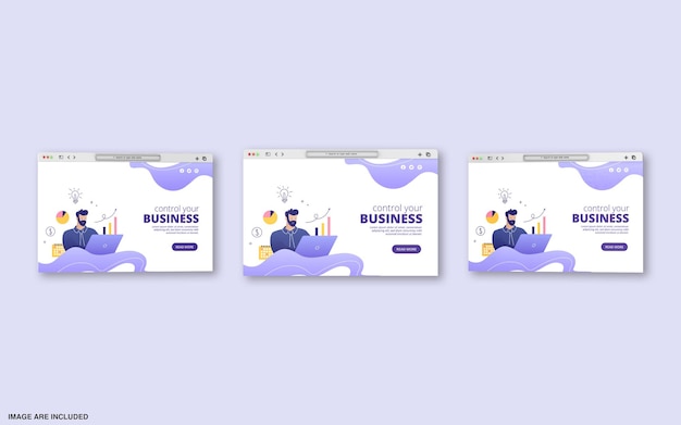 website presentation mockup