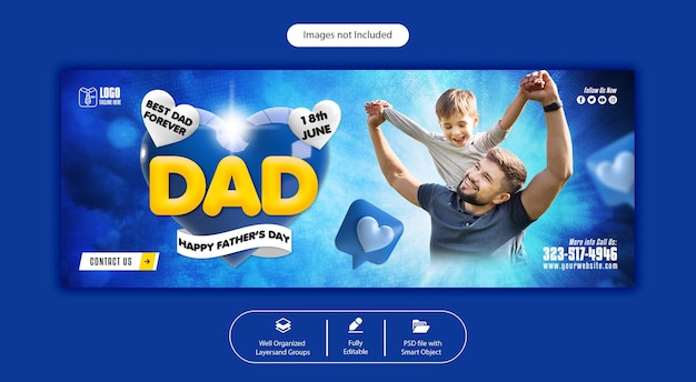 PSD a website that says'dad'on it