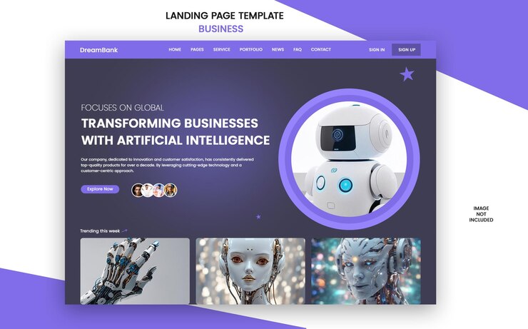 PSD a website for a website called  landline