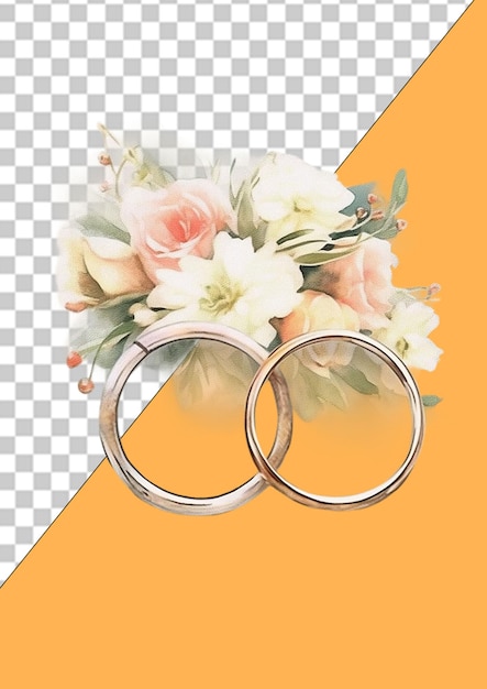 Wedding card png illustration