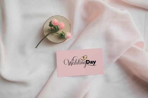 Wedding card psd