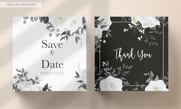 PSD wedding card