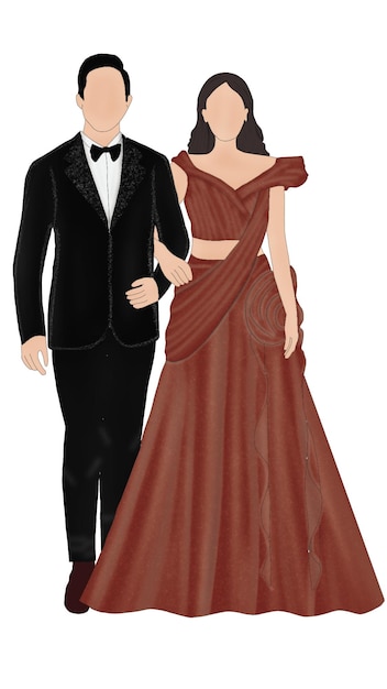 wedding caricature