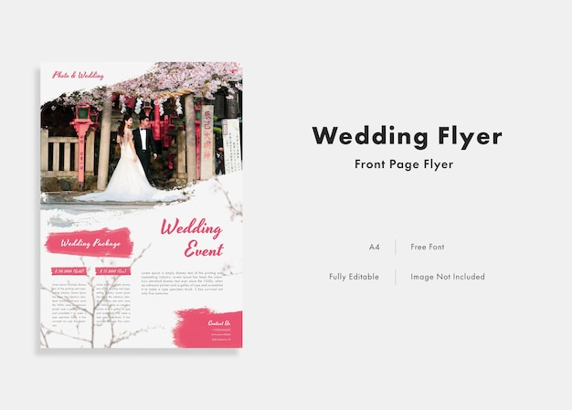 Wedding flyer