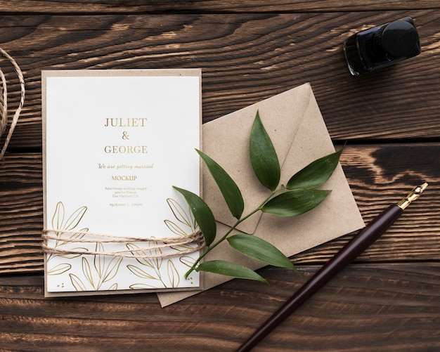 Wedding invitation assortment