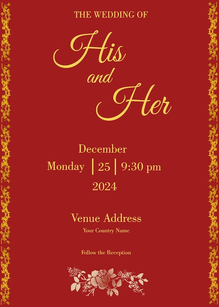 wedding invitation card