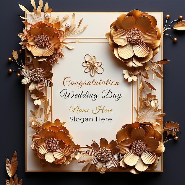 wedding invitation greeting cards template