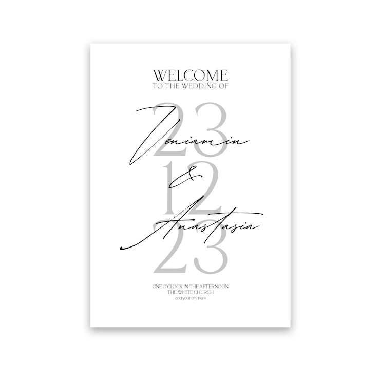 PSD wedding invitation