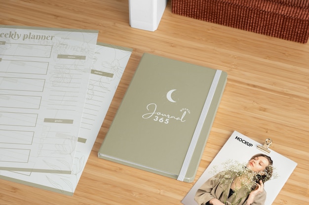 PSD wedding planner mockup