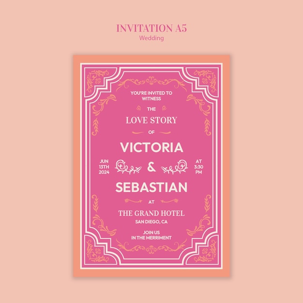 Wedding teamplte design