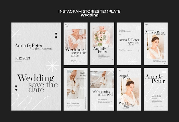 PSD wedding template design