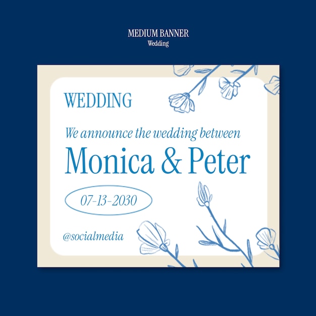 Wedding template design