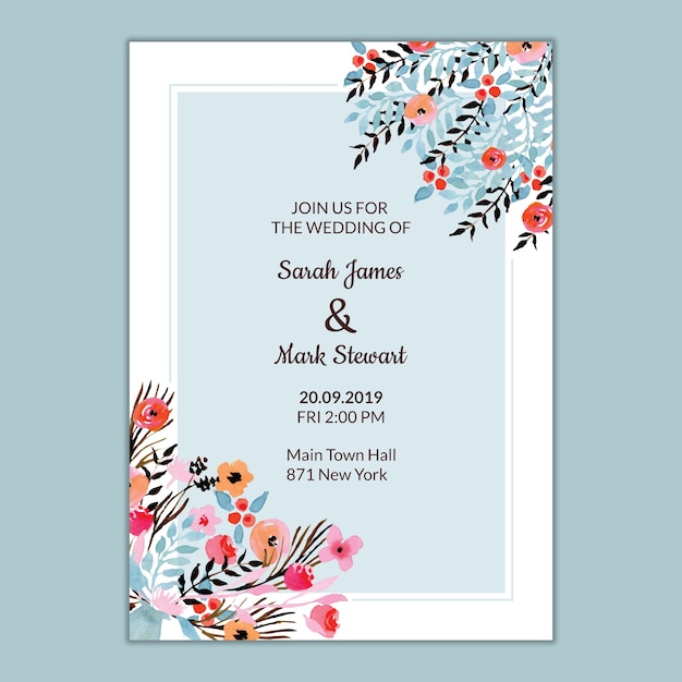 PSD wedding template