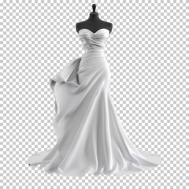 Abbigliamento da sposa sposa tradizionale indiano abito da sposa isolato su uno sfondo trasparente