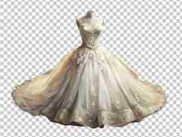 PSD weeding dress