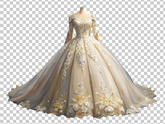 PSD weeding dress