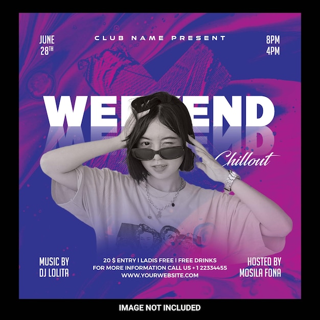 Weekend Event Party Flyer