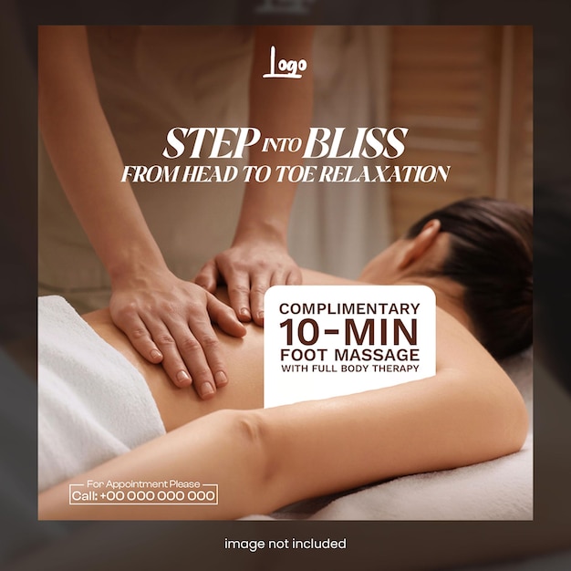 Wejdź do Bliss Promocja bezpłatnego masażu