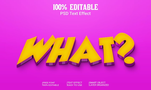 Welk 3d psd-teksteffect