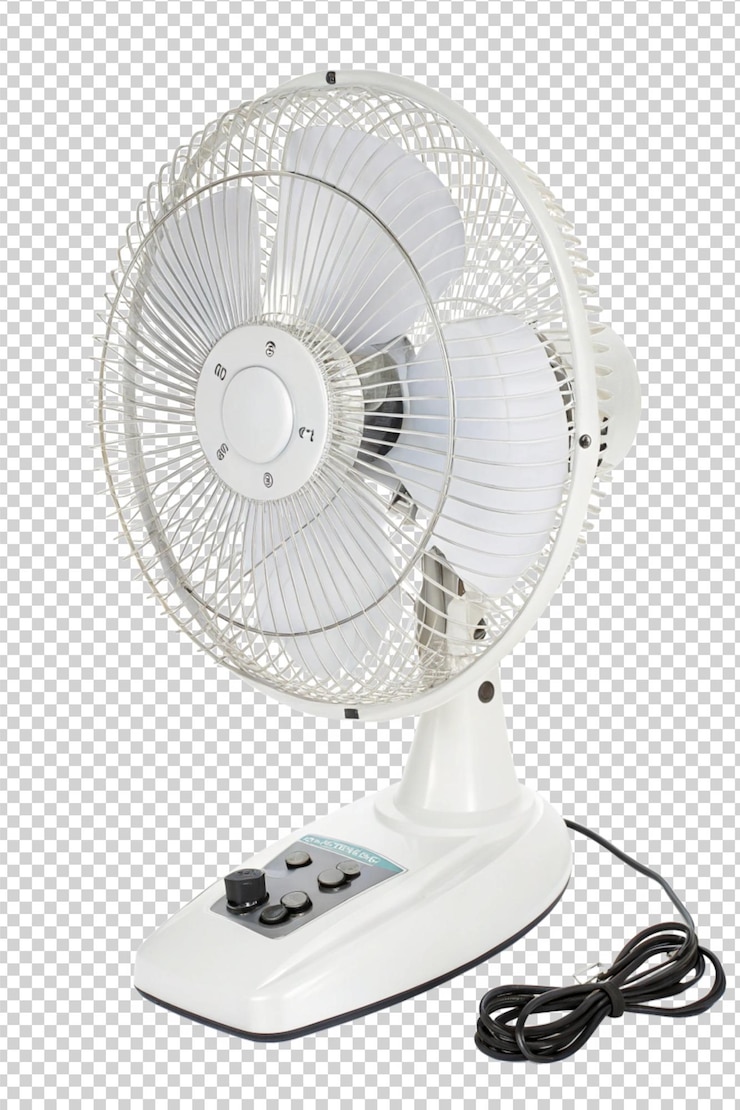 Wentylator elektryczny PSD plik źródłowy format PNG HD close up duży rozmiar wolny cięcie edytowalny materiał projektowy