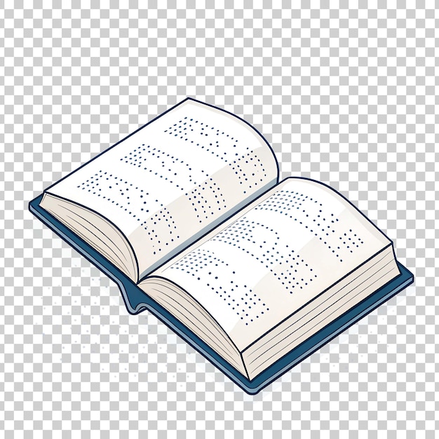 Wereld Braille Dag illustratie op doorzichtige achtergrond