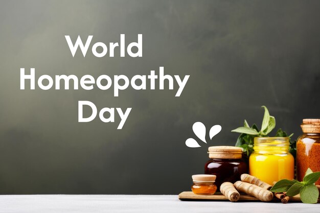 PSD werelddag van de homeopathie en medische behandeling met kruiden