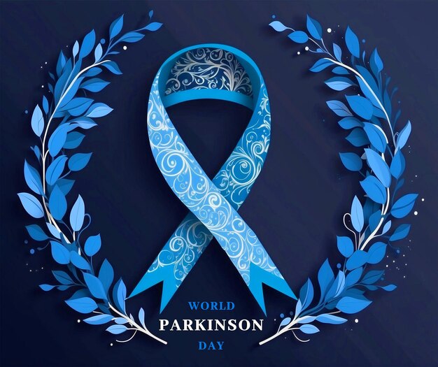 PSD werelddag van de ziekte van parkinson 11 april holiday concept template for psd background banner card post