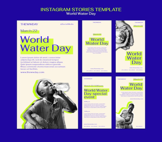 Wereldwaterdag instagramverhalen