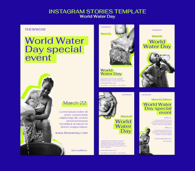 Wereldwaterdag instagramverhalen