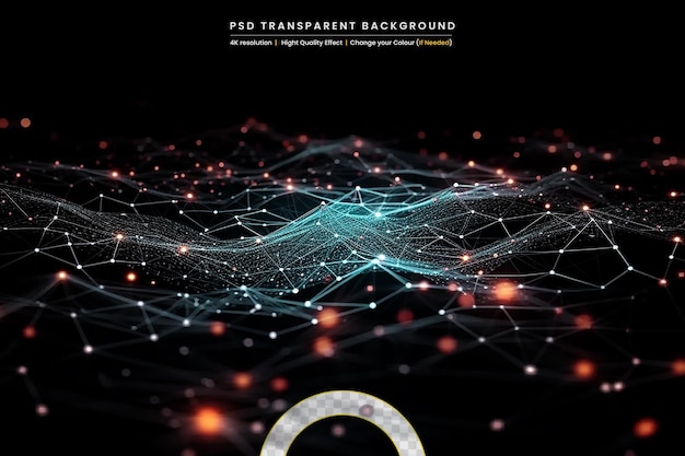 PSD wereldwijde zakelijke internetverbinding op een transparante achtergrond