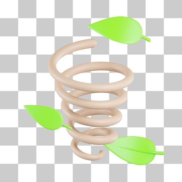 Wervelwind 3d pictogram