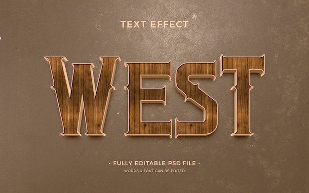 West-teksteffect