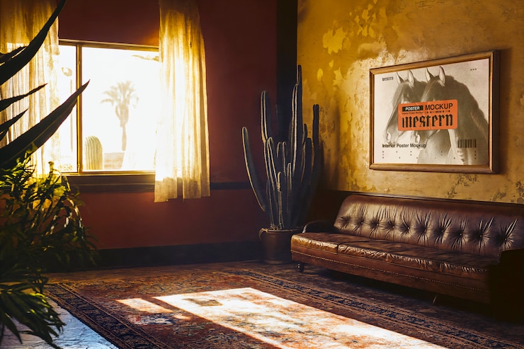PSD western interior design