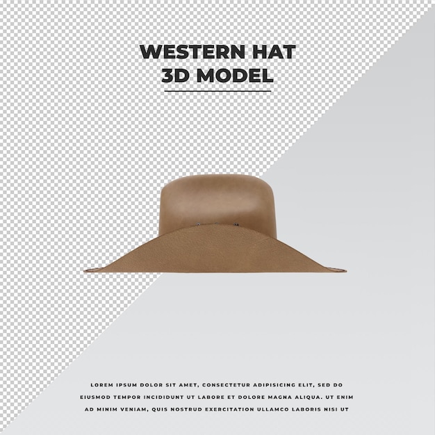 PSD westerse cowboyhoed