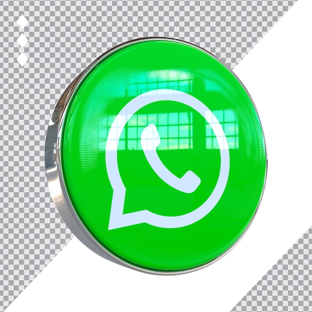 Whatapp 3d icon nuovo stile