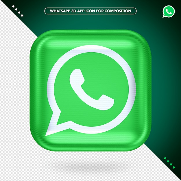 PSD whatsapp 3d app