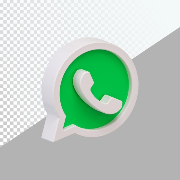 Whatsapp 3d-gerenderde scènemaker