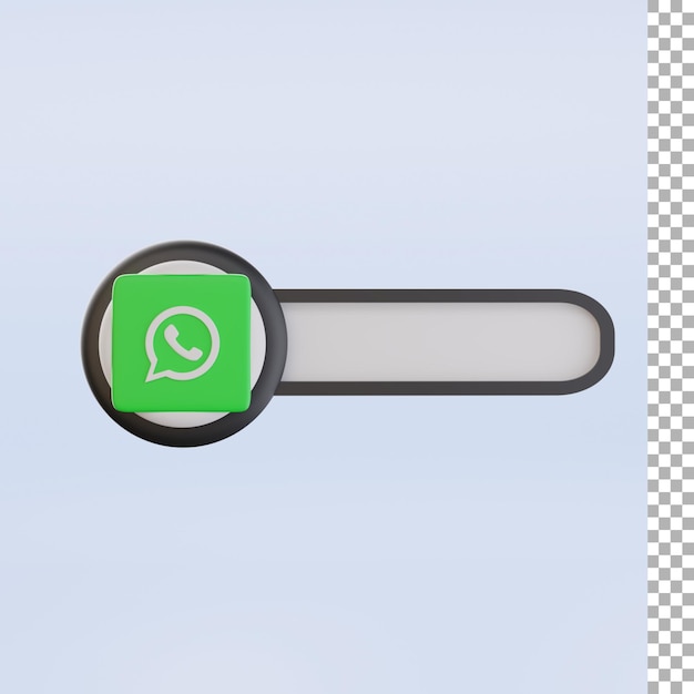 Whatsapp 배너 3d 그림
