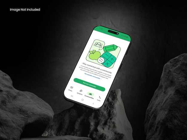 WhatsApp Chat On Mobile Phone Mockup