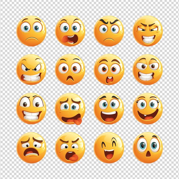 PSD whatsapp emoji set