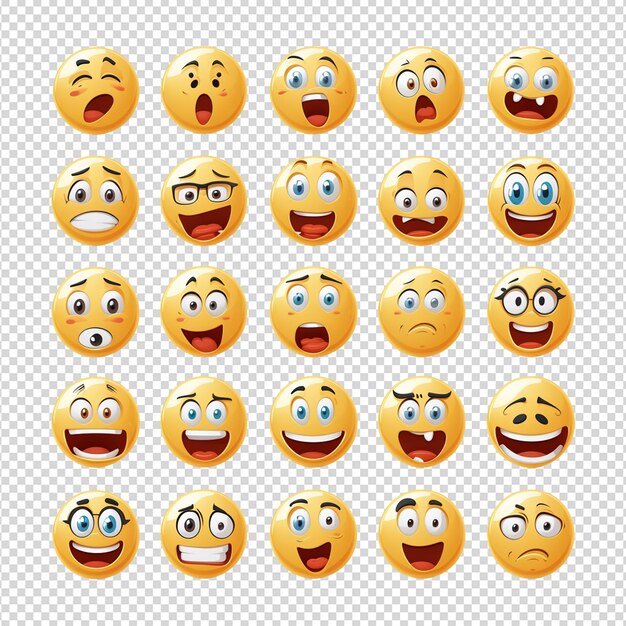 PSD whatsapp emoji set