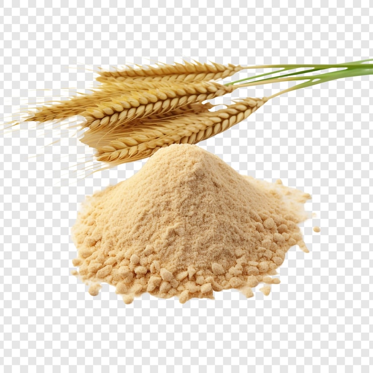 PSD wheat isolated on transparent background