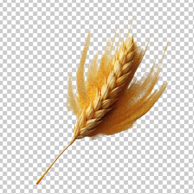 PSD wheat paint brush stroke background