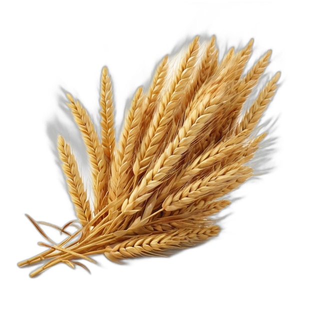 PSD Пшеница psd на белом фоне