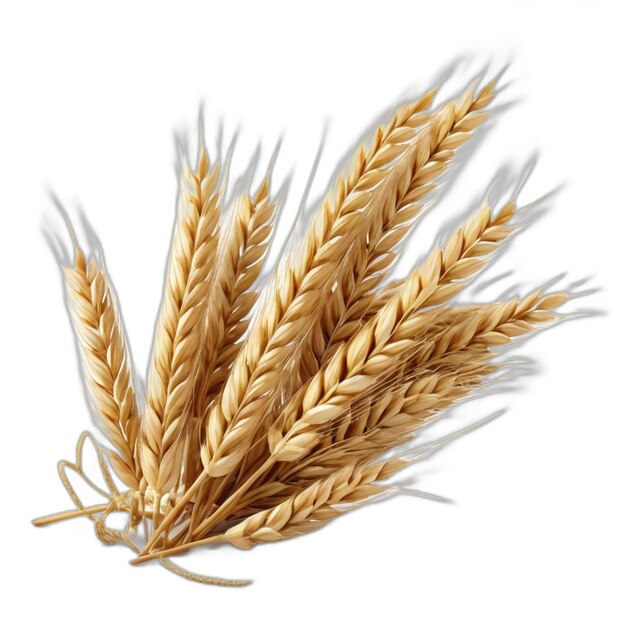 PSD wheat psd on a white background